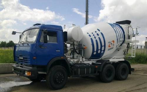 Бетон на автобетоносмесителе M-250 B20 П5 F250