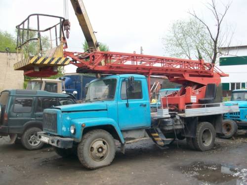 Автовышка АГП-17А ГАЗ 3307,