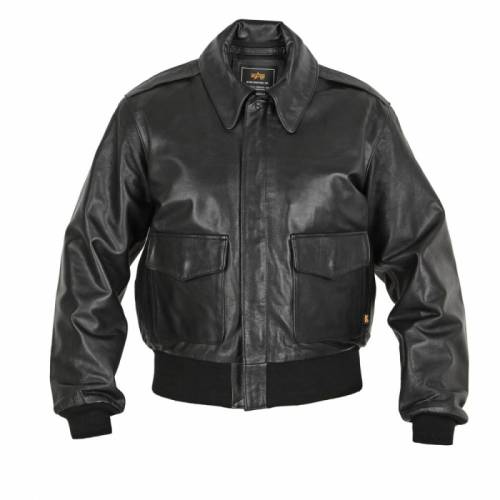 Кожаная куртка Alpha Industries A-2 бомбер / пилот