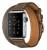 Ремень от часов Apple Watch Hermès Double (серый)