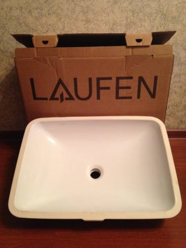 Новая раковина laufen и донный клапан remer