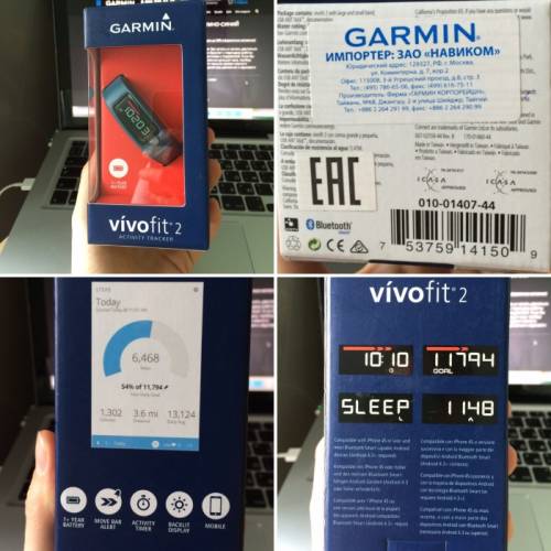Продаю новый фитнес-браслет Garmin vivofit 2