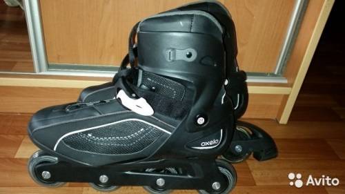  Мужские роликовые коньки oxelo 45 размера (новые)