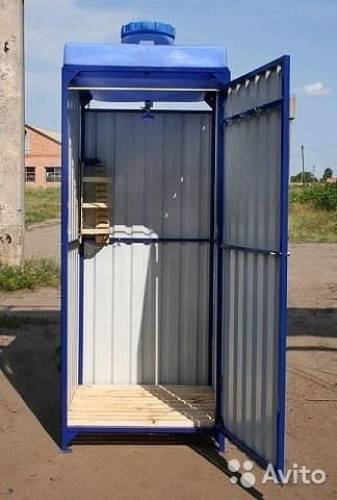 изготовление дачного душа и туалета