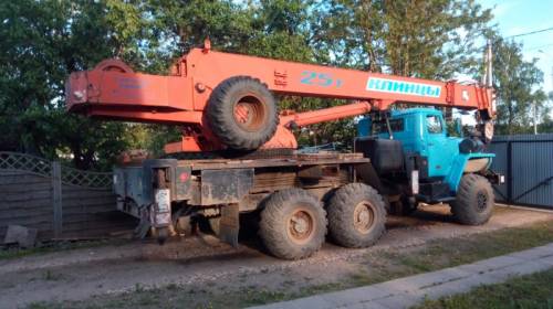 Продаётся автокран урал-вездеход  25тонн